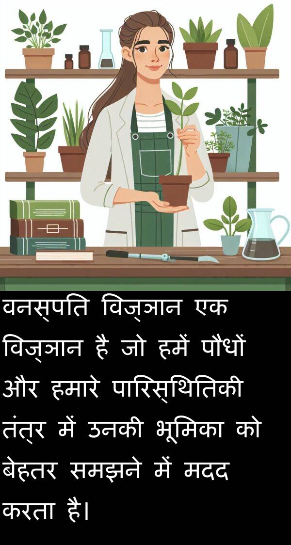 भूमिका: वनस्पति विज्ञान एक विज्ञान है जो हमें पौधों और हमारे पारिस्थितिकी तंत्र में उनकी भूमिका को बेहतर समझने में मदद करता है।