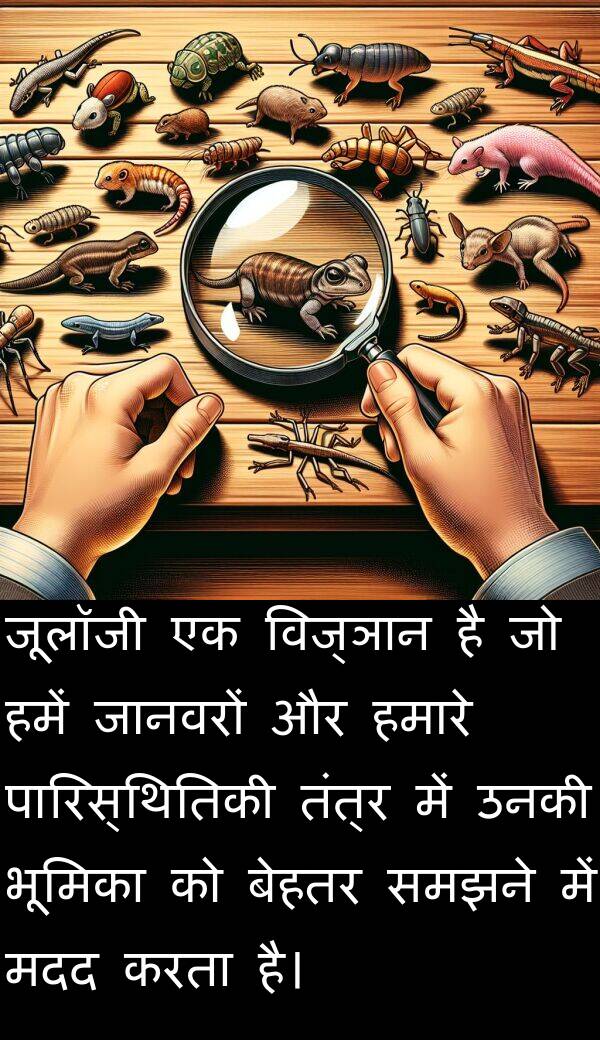 भूमिका: जूलॉजी एक विज्ञान है जो हमें जानवरों और हमारे पारिस्थितिकी तंत्र में उनकी भूमिका को बेहतर समझने में मदद करता है।