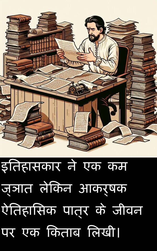 लिखी।: इतिहासकार ने एक कम ज्ञात लेकिन आकर्षक ऐतिहासिक पात्र के जीवन पर एक किताब लिखी।
