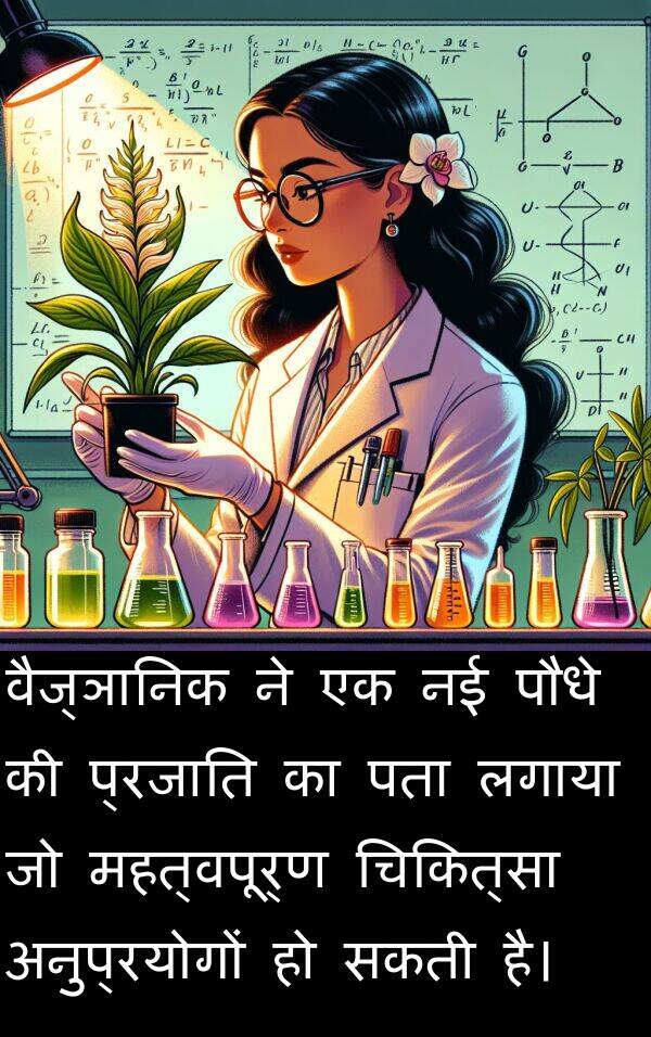 लगाया: वैज्ञानिक ने एक नई पौधे की प्रजाति का पता लगाया जो महत्वपूर्ण चिकित्सा अनुप्रयोगों हो सकती है।