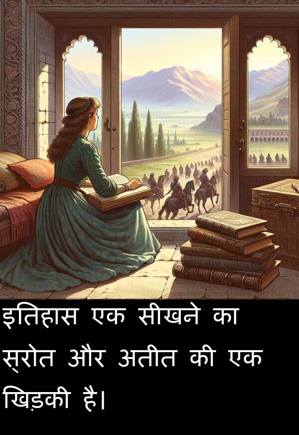 इतिहास: इतिहास एक सीखने का स्रोत और अतीत की एक खिड़की है।