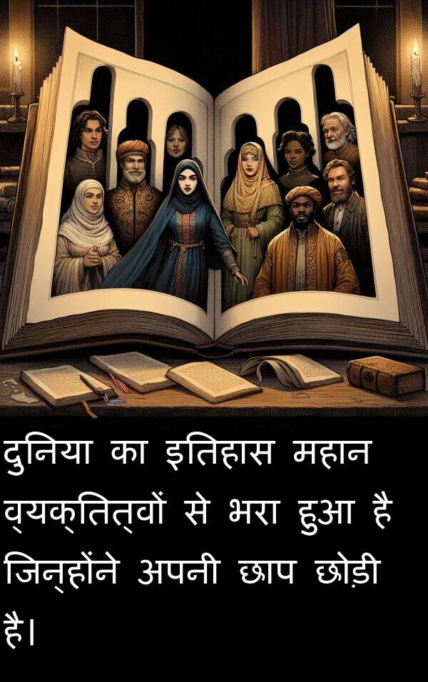 छोड़ी: दुनिया का इतिहास महान व्यक्तित्वों से भरा हुआ है जिन्होंने अपनी छाप छोड़ी है।