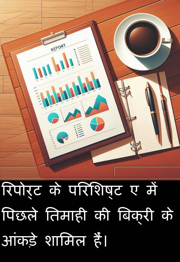 परिशिष्ट: रिपोर्ट के परिशिष्ट ए में पिछले तिमाही की बिक्री के आंकड़े शामिल हैं।
