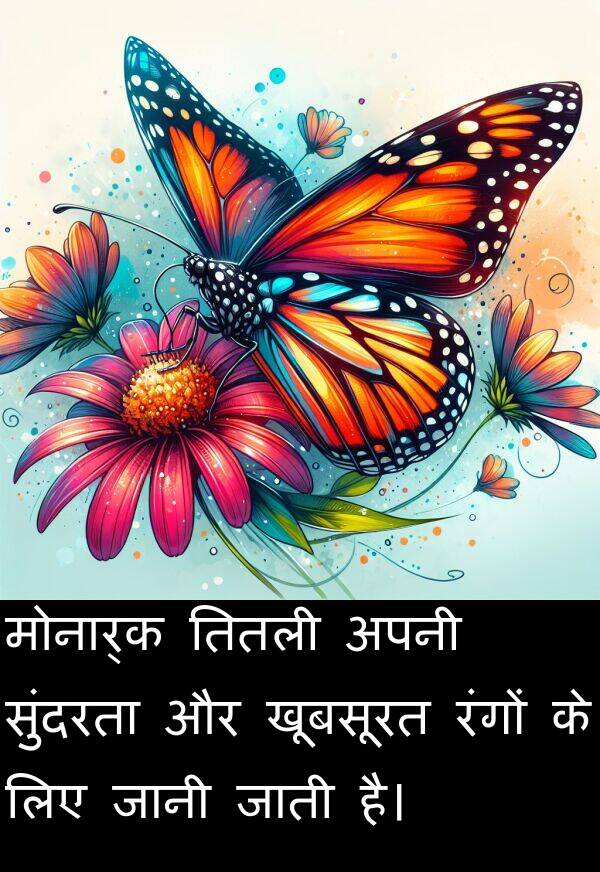 खूबसूरत: मोनार्क तितली अपनी सुंदरता और खूबसूरत रंगों के लिए जानी जाती है।