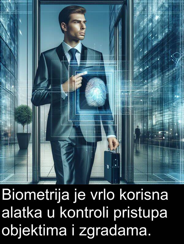alatka: Biometrija je vrlo korisna alatka u kontroli pristupa objektima i zgradama.