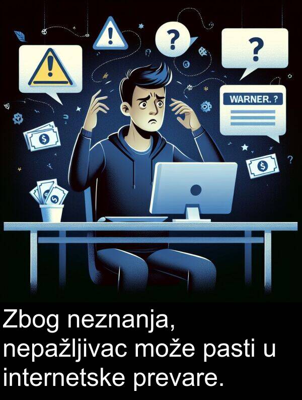internetske: Zbog neznanja, nepažljivac može pasti u internetske prevare.