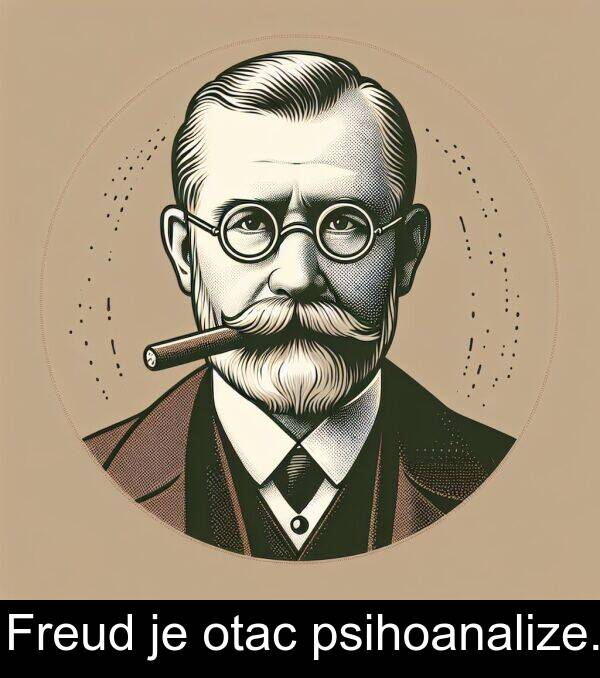 otac: Freud je otac psihoanalize.