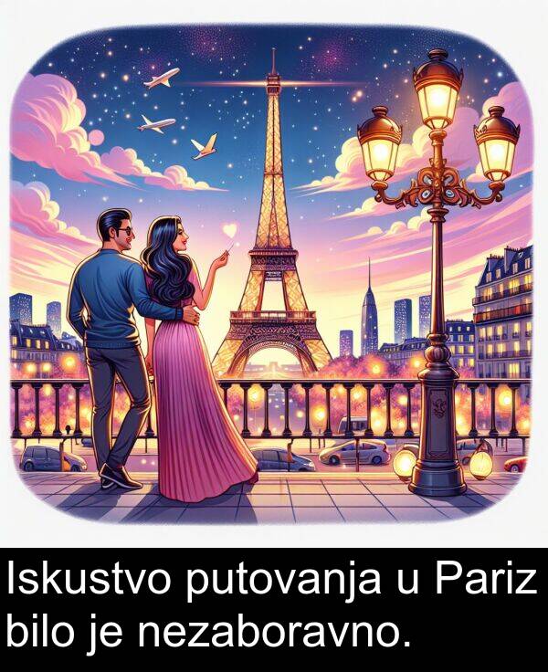 bilo: Iskustvo putovanja u Pariz bilo je nezaboravno.