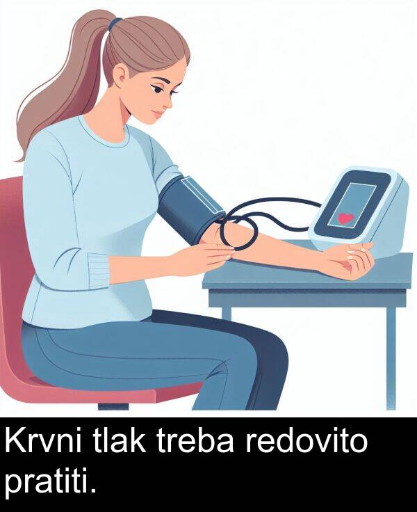 tlak: Krvni tlak treba redovito pratiti.