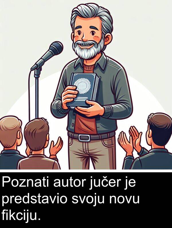 autor: Poznati autor jučer je predstavio svoju novu fikciju.