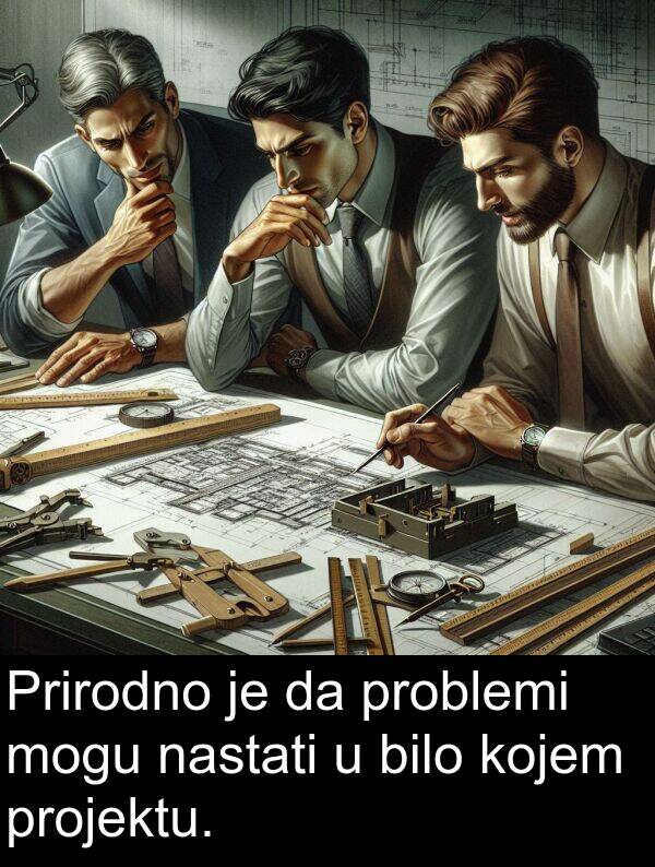 bilo: Prirodno je da problemi mogu nastati u bilo kojem projektu.