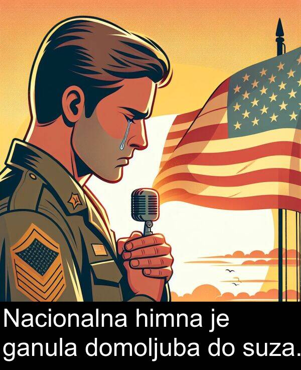 himna: Nacionalna himna je ganula domoljuba do suza.