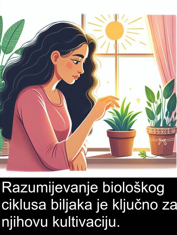 biološkog: Razumijevanje biološkog ciklusa biljaka je ključno za njihovu kultivaciju.