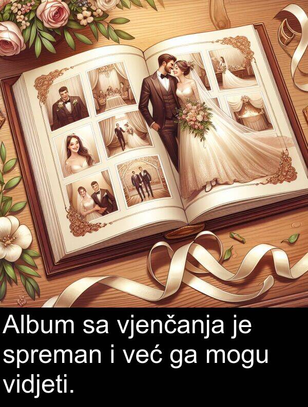 vidjeti: Album sa vjenčanja je spreman i već ga mogu vidjeti.