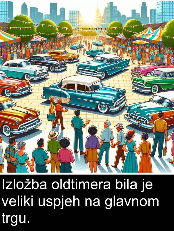 veliki: Izložba oldtimera bila je veliki uspjeh na glavnom trgu.