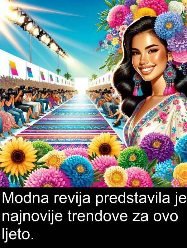 ovo: Modna revija predstavila je najnovije trendove za ovo ljeto.