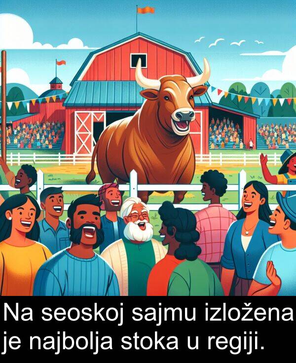 najbolja: Na seoskoj sajmu izložena je najbolja stoka u regiji.