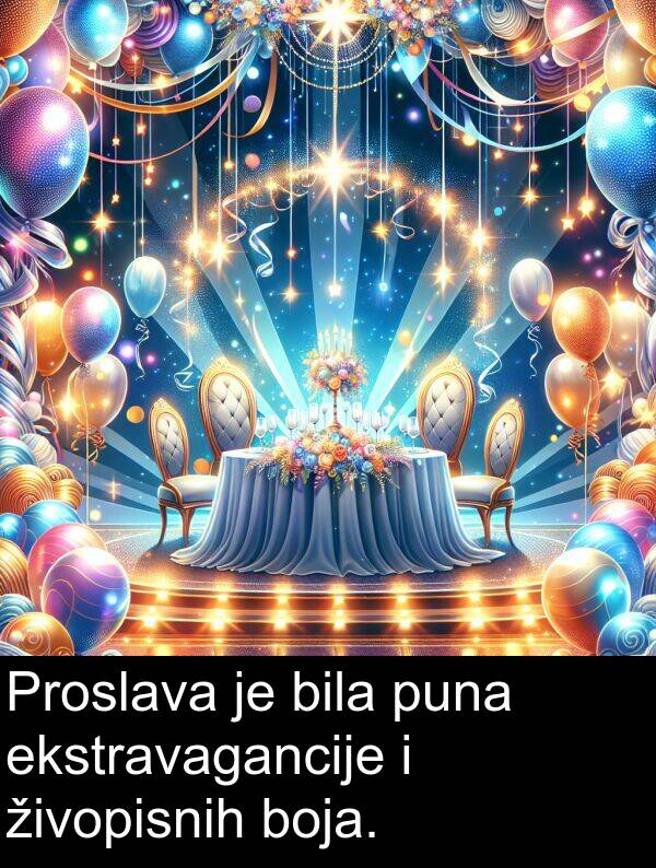 puna: Proslava je bila puna ekstravagancije i živopisnih boja.