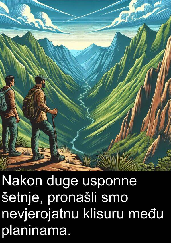 klisuru: Nakon duge usponne šetnje, pronašli smo nevjerojatnu klisuru među planinama.