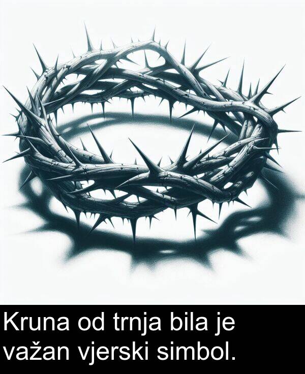 bila: Kruna od trnja bila je važan vjerski simbol.
