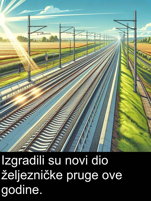 godine: Izgradili su novi dio željezničke pruge ove godine.