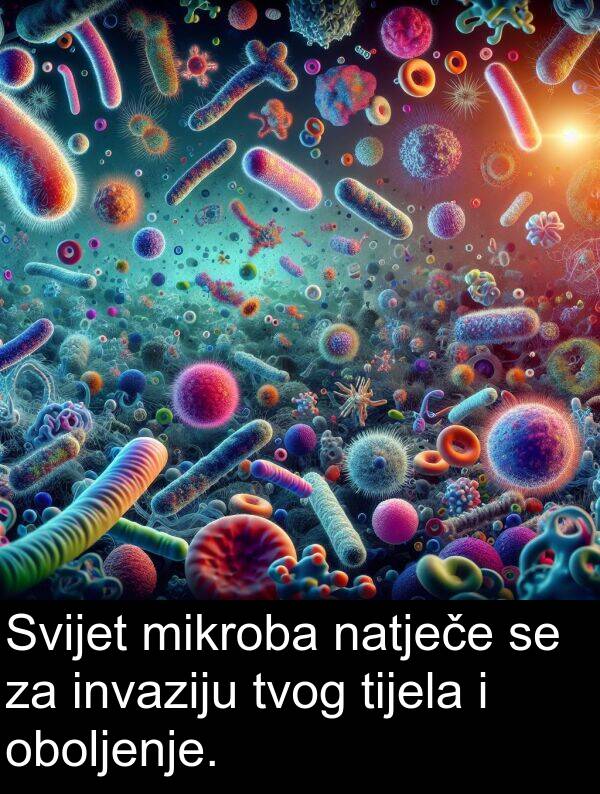 tijela: Svijet mikroba natječe se za invaziju tvog tijela i oboljenje.