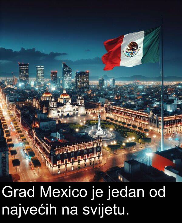 najvećih: Grad Mexico je jedan od najvećih na svijetu.