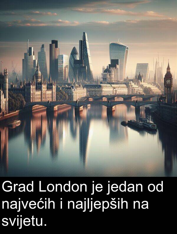 najljepših: Grad London je jedan od najvećih i najljepših na svijetu.