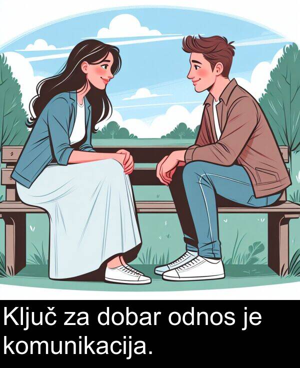 komunikacija: Ključ za dobar odnos je komunikacija.