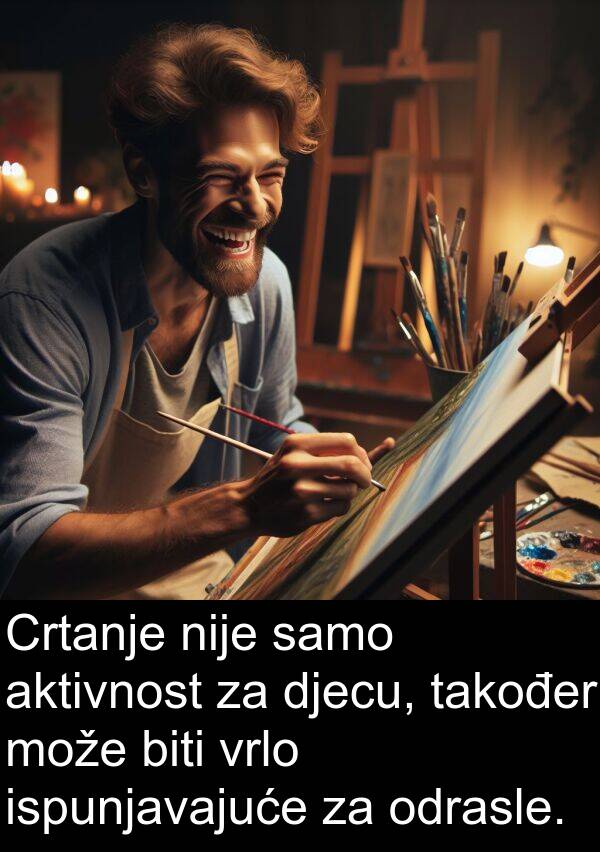 aktivnost: Crtanje nije samo aktivnost za djecu, također može biti vrlo ispunjavajuće za odrasle.