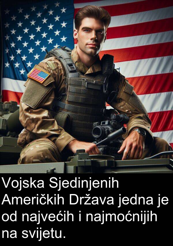 najmoćnijih: Vojska Sjedinjenih Američkih Država jedna je od najvećih i najmoćnijih na svijetu.