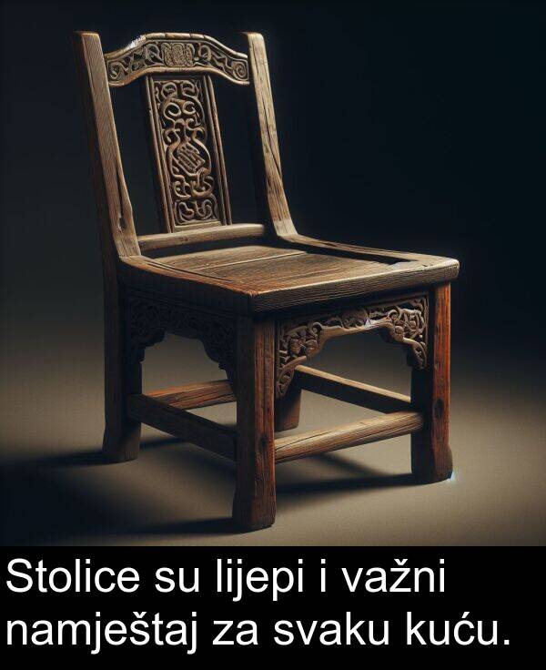 važni: Stolice su lijepi i važni namještaj za svaku kuću.