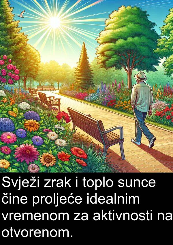 aktivnosti: Svježi zrak i toplo sunce čine proljeće idealnim vremenom za aktivnosti na otvorenom.