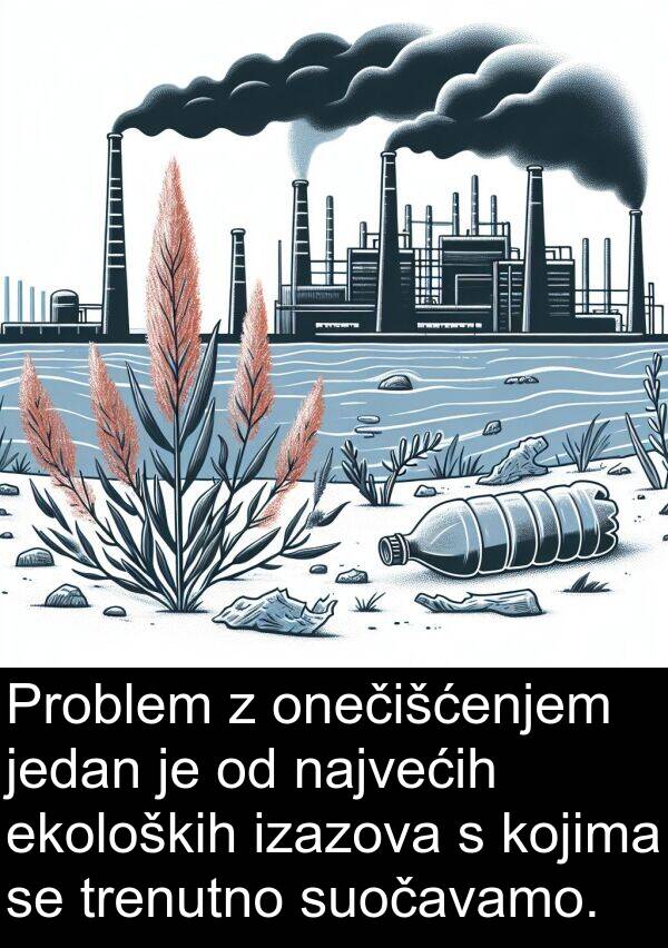 najvećih: Problem z onečišćenjem jedan je od najvećih ekoloških izazova s kojima se trenutno suočavamo.