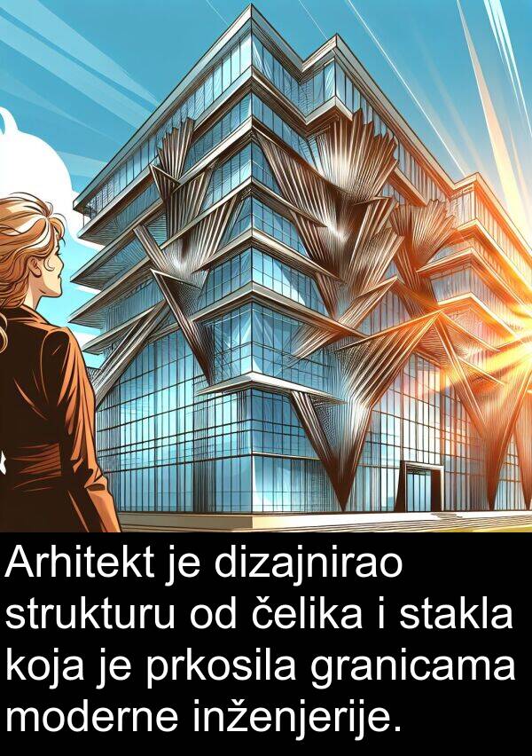 inženjerije: Arhitekt je dizajnirao strukturu od čelika i stakla koja je prkosila granicama moderne inženjerije.