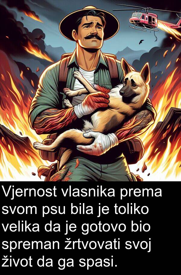 toliko: Vjernost vlasnika prema svom psu bila je toliko velika da je gotovo bio spreman žrtvovati svoj život da ga spasi.
