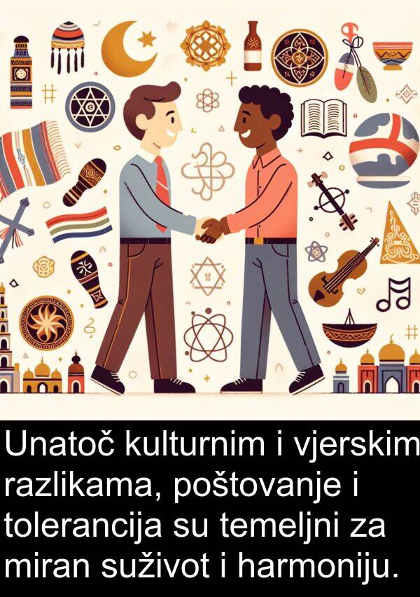 vjerskim: Unatoč kulturnim i vjerskim razlikama, poštovanje i tolerancija su temeljni za miran suživot i harmoniju.
