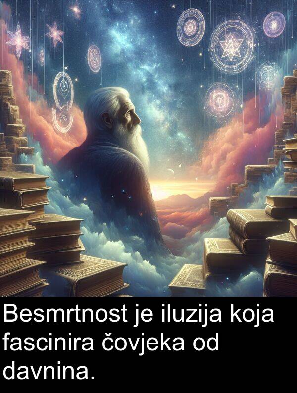 fascinira: Besmrtnost je iluzija koja fascinira čovjeka od davnina.