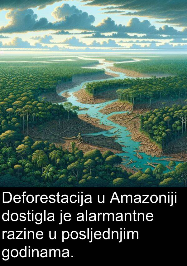 alarmantne: Deforestacija u Amazoniji dostigla je alarmantne razine u posljednjim godinama.