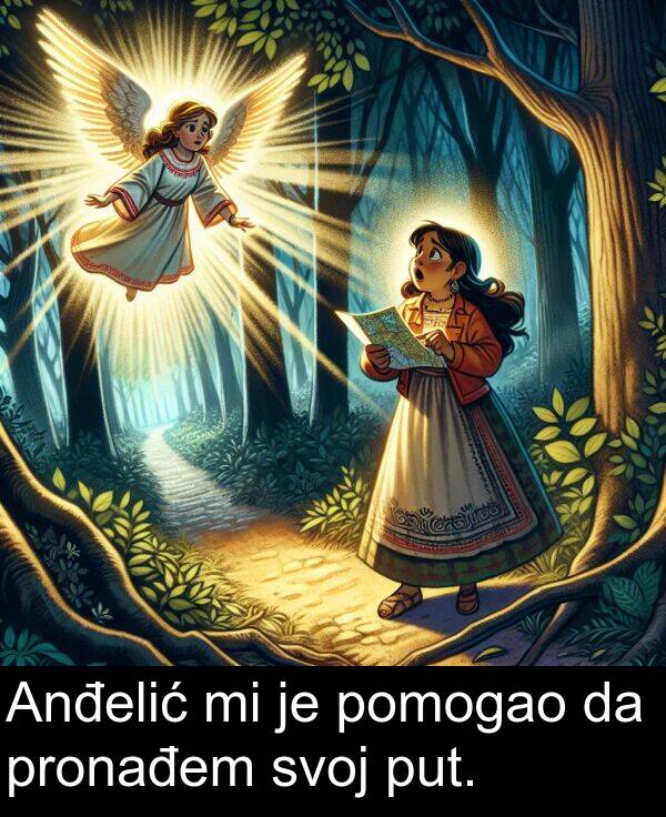 pomogao: Anđelić mi je pomogao da pronađem svoj put.