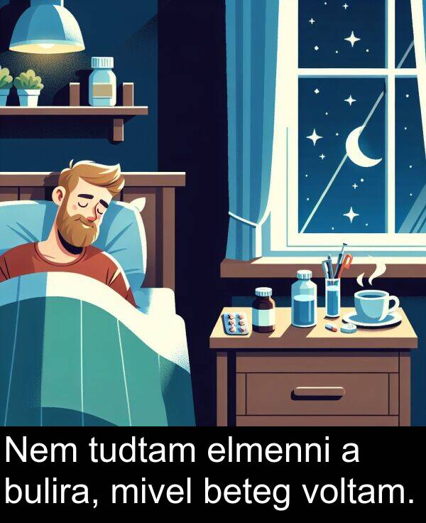mivel: Nem tudtam elmenni a bulira, mivel beteg voltam.