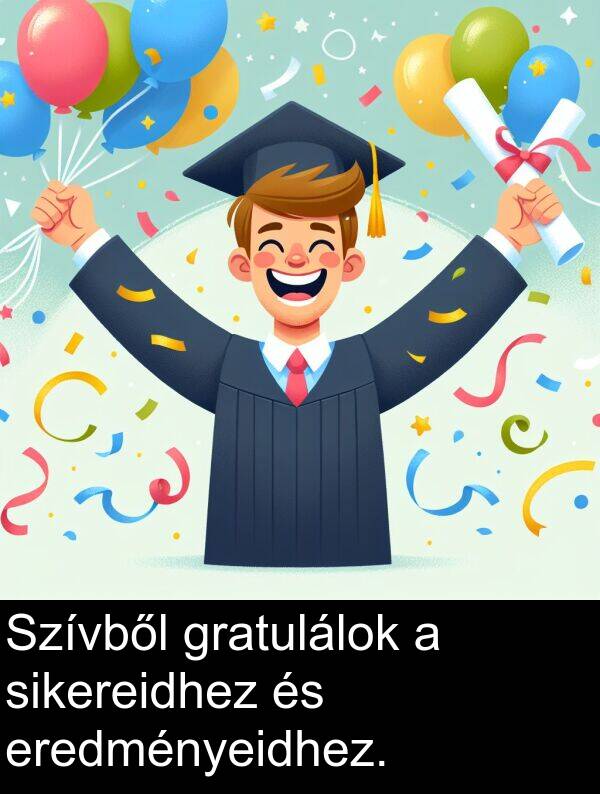 sikereidhez: Szívből gratulálok a sikereidhez és eredményeidhez.