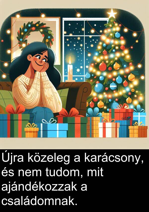 mit: Újra közeleg a karácsony, és nem tudom, mit ajándékozzak a családomnak.