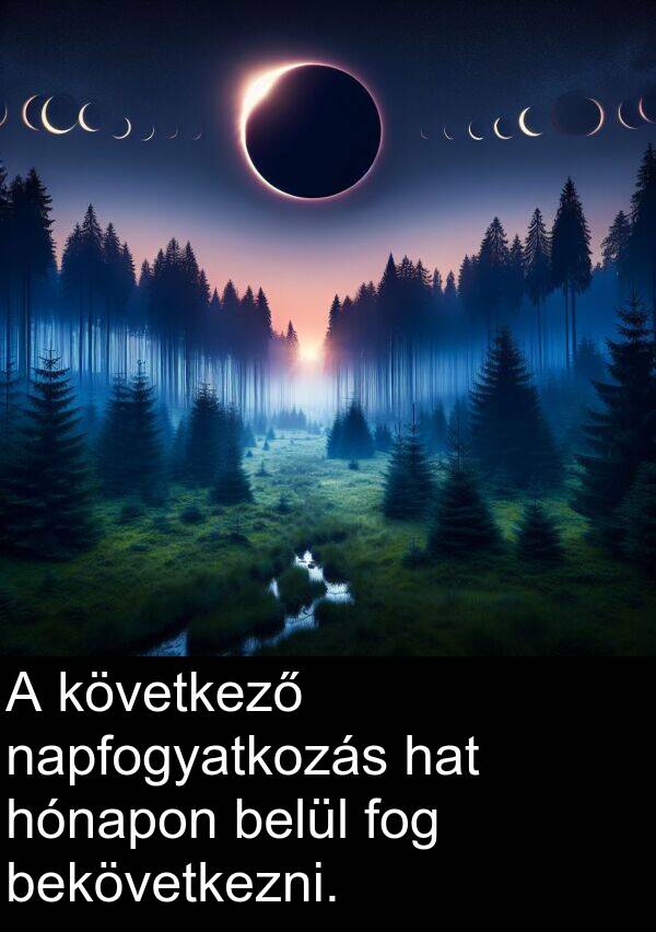 napfogyatkozás: A következő napfogyatkozás hat hónapon belül fog bekövetkezni.