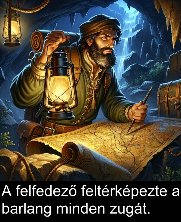 minden: A felfedező feltérképezte a barlang minden zugát.