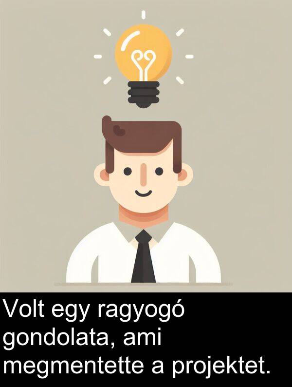 ragyogó: Volt egy ragyogó gondolata, ami megmentette a projektet.