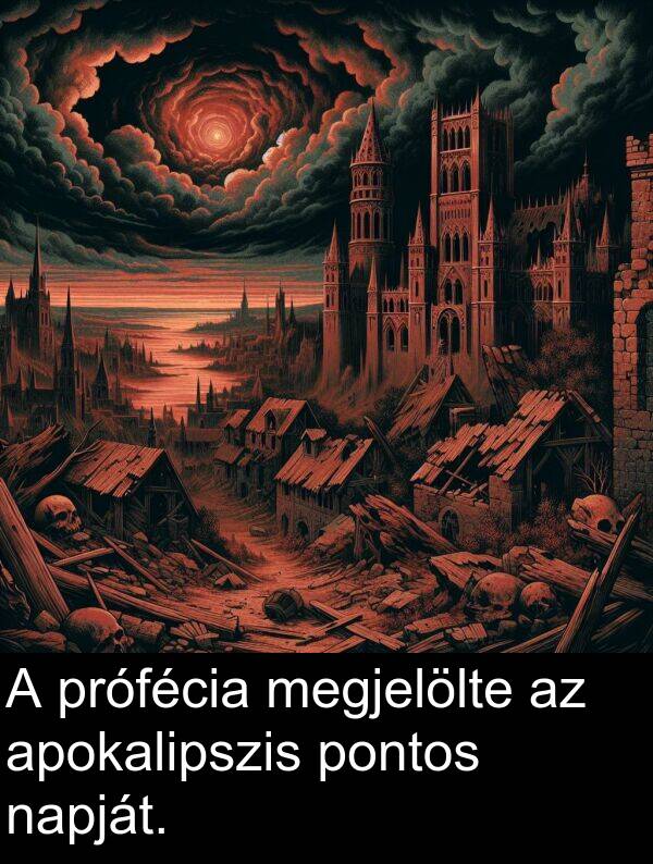 napját: A prófécia megjelölte az apokalipszis pontos napját.