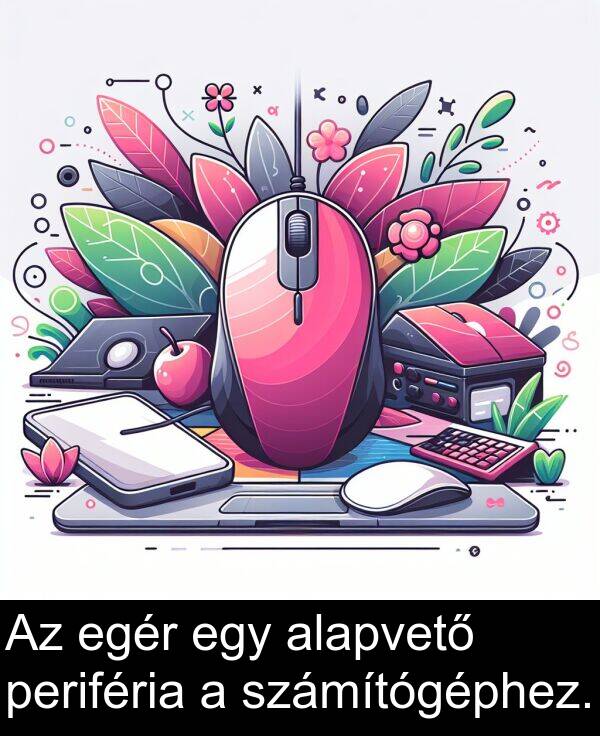 periféria: Az egér egy alapvető periféria a számítógéphez.
