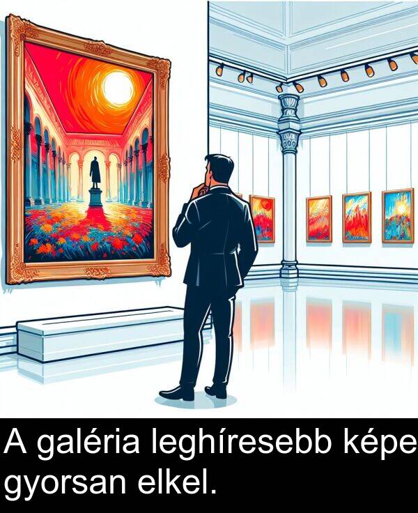gyorsan: A galéria leghíresebb képe gyorsan elkel.