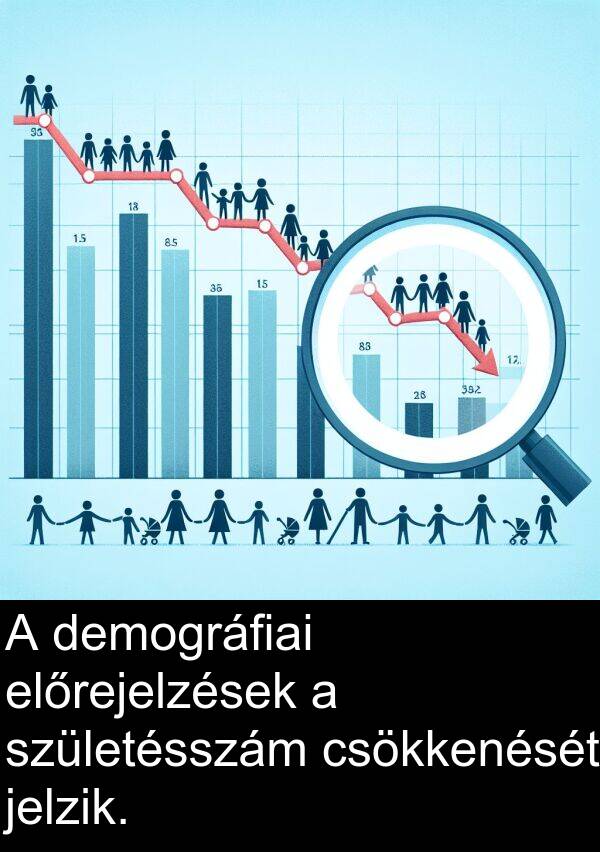 demográfiai: A demográfiai előrejelzések a születésszám csökkenését jelzik.
